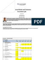 Accenture PLC: Financial Model and Valuation