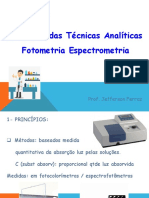 Prof 3 Princípios Fotometria Espectrometria