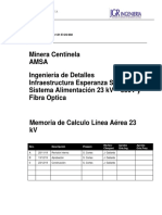 Infraestructura eléctrica y de fibra óptica para proyecto minero