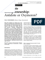 CorporateEntrepreneurshipAntidote or Oxymoron