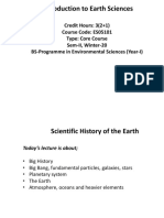 Scientific History of Earth
