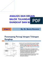 Slide-5 Analisis & Desain Balok Tul Rangkap Dan T