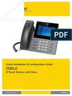 ITSV-2: Quick Installation & Configuration Guide IP Touch Station With Video