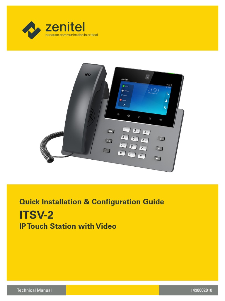 ITSV-2 Quick Installation Guide | PDF | Session Initiation Protocol ...