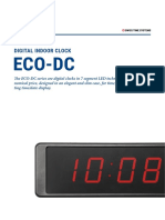 Eco-Dc: Digital Indoor Clock