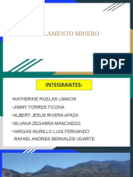 Reglamento minero: almacenamiento y transporte seguros (ART.-397-408