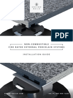 Fire Rated External Porcelain Systems Non-Combustible