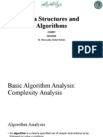 Data Structures and Algorithms: CS3007 CEN2018