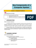 Unit 4 Components of Computer System