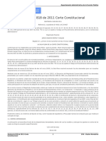 Sentencia 818 de 2011 Corte Constitucional