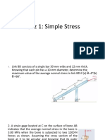 Quiz 1 - Simple Stress