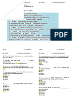 Iep "Anton" Actividad Significativa 5S-Ingl-4Bim - Semana - 2 - Sesión - 2 Tema: Exercises With Clauses of Consession