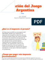 Regulación Del Juego en Argentina