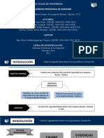 Control de seguridad laboral dentro de la empresa Backus, Chiclayo 2021 - PPT