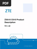 ZXA10 C610 Product Description - V1.1.0 - 20190411