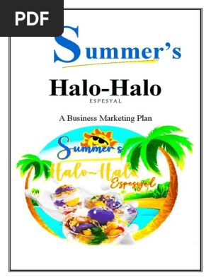 Summers-Halo-Halo-Espesyal-Business-Marketing-Plan