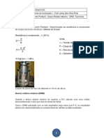 Cimento Portland - DRM - Exercícios