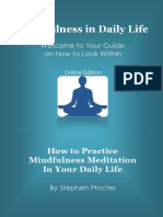 Mindfulness in Daily Life: Welcome To Your Guide On How To Look Within