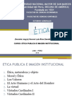 Etica Publica e Imagen Institucional -Estudios Generales -UNMSM-03.09.2018