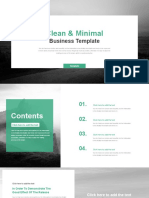 Clean & Minimal: Business Template