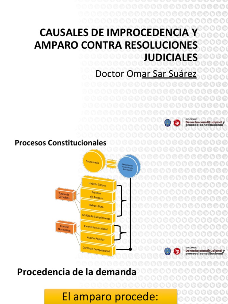 Amparo Contra Resoluciones Judiciales Omar Sar. | PDF | Ley procesal ...