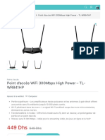 Point d’accès WiFi 300Mbps High Power – TL-WR841HP