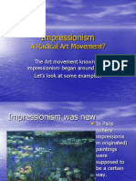Impressionism: A Radical Art Movement?