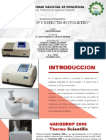 Nanodrop - Espectrofotometro