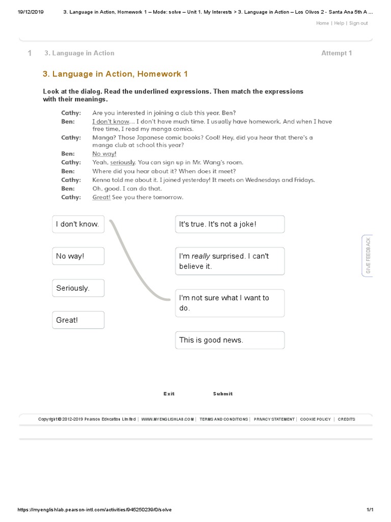 Language in Action | PDF