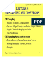 MD Sampling and Conversion