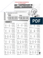 11-Suma y Resta de Fracciones