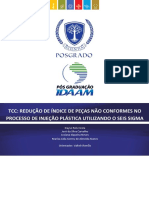 Redução de Índice de Peças Não Conformes No Processo de Inejeção Plástica Utilizando o Seis Sigma