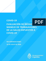 Covid19 Evaluacion de Riesgos y Manejo de Trabajadores Salud Expuestos 1