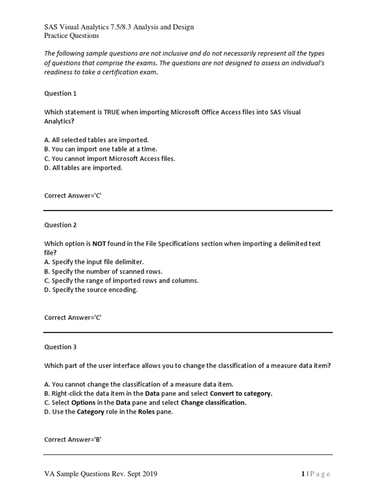 Visual Business Analytics | PDF | Sas (Software) | Analytics