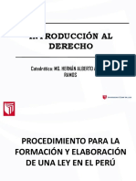Sesión 9 - Procedimiento Para La Formación y Elaboración de Una Ley en El Perú(1)