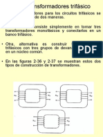 Transformadores trifásicos: tipos de construcción y conexiones