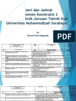 Materi Dan Jadwal M, K 2 2020 - 2021