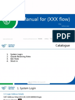 Manual For (XXX Flow) : Carlcare