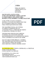 Hino A Santa Luzia: Entrada E Capo 1