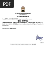 RDB Certificate P | PDF | Taxes | Value Added Tax
