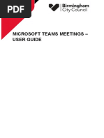 MS Teams User Guide