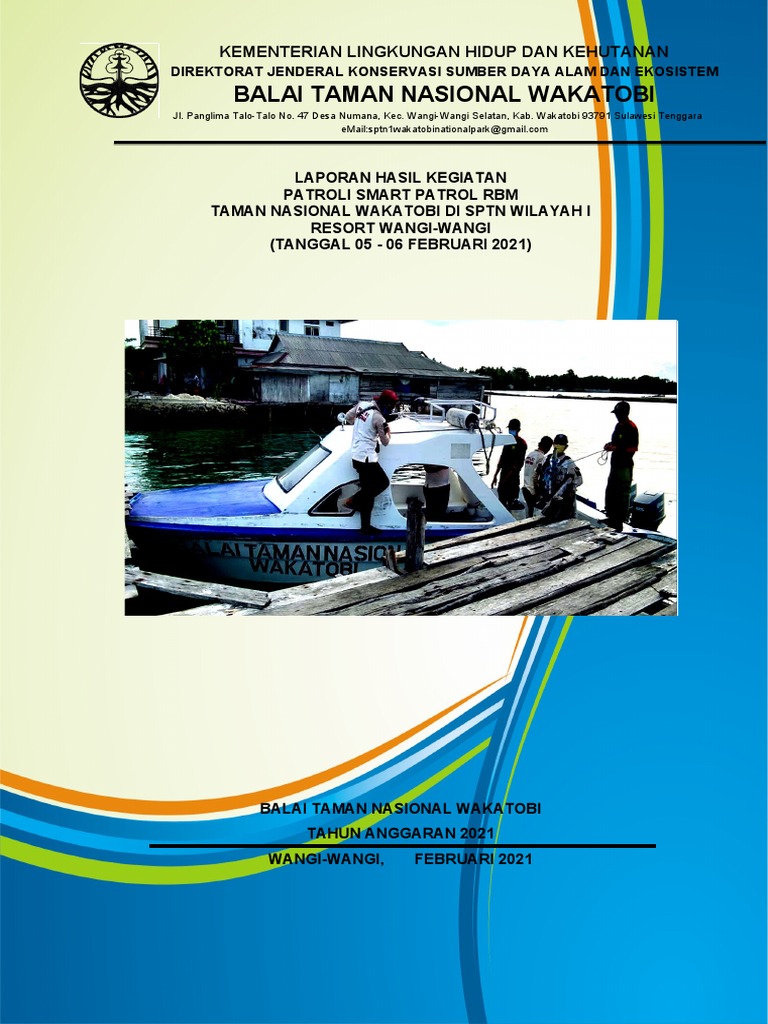 Laporan Patroli Smart RBM 05-06 Februari 2021 Resort Wangi-Wangi | PDF