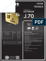 Candado Exterior J70 MM PREMIUM