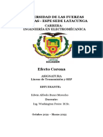 Universidad de Las Fuerzas Armadas - Espe Sede Latacunga: Carrera: Ingeniería en Electromécanica