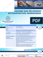 Evaluasi Dan Pelaporan Ketidakpastian Pengukuran