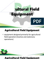 Agricultural Field Equipment