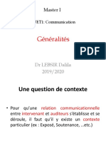 Cours 1 Communication