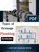 Types and Uses of Plumbing: Presented By: - Melvic Doldol Aberte
