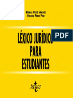 Lexico Jurídico Para Estudiantes