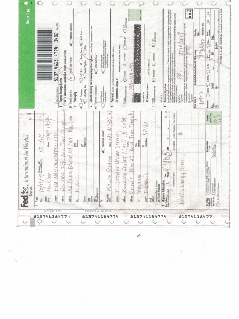 AWB Fedex | PDF